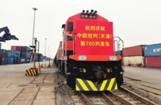 天津地区2022年中欧班列发运量突破700列